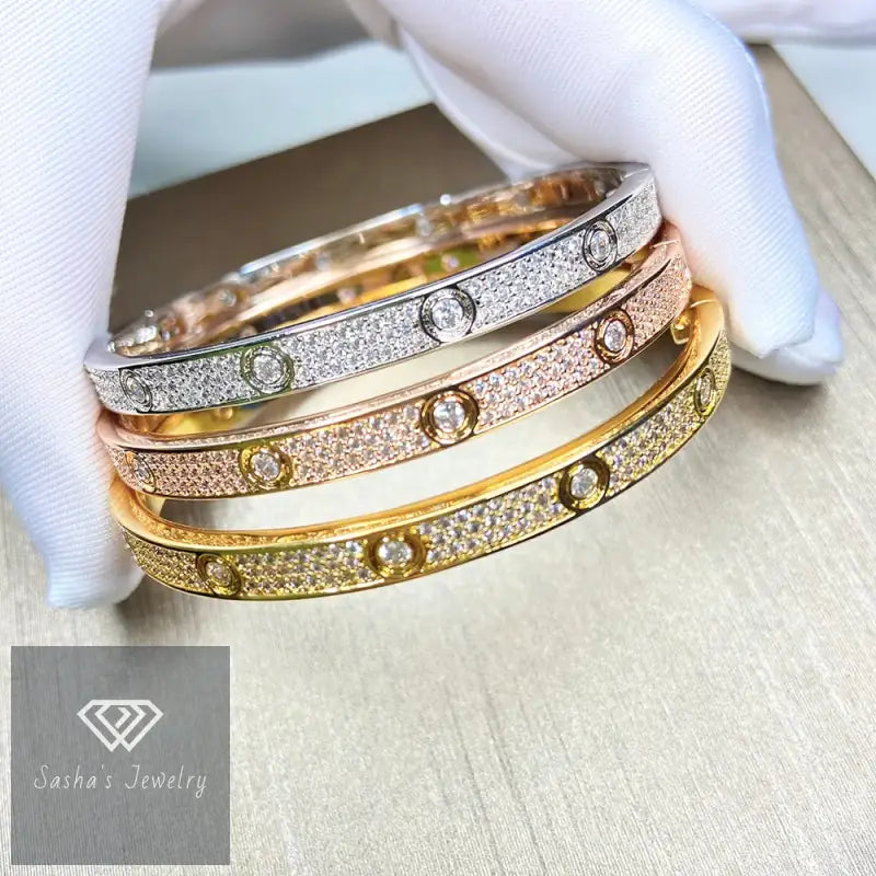 Popular Brand Luxury Inlaid Bracelets-Sasha´s Jewelry